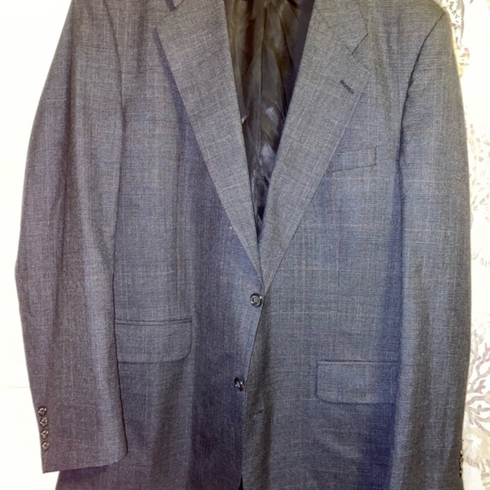 Burberry 100% Pure Wool Men’s Suit Blazer